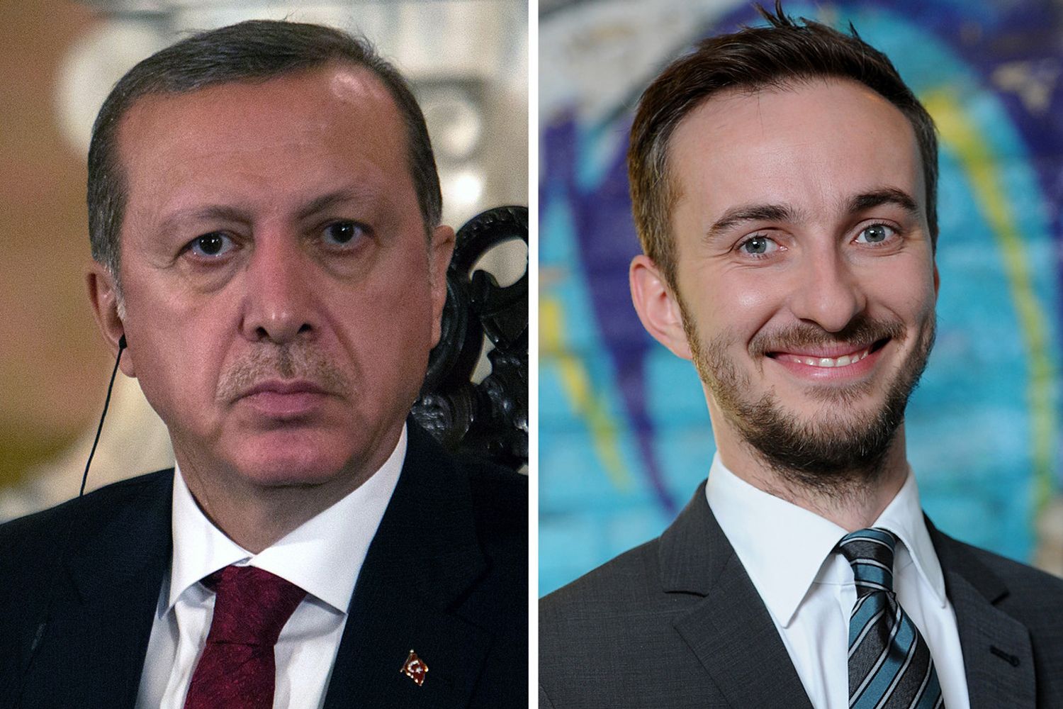 Tayyip Erdogan, presidente Turchia Jan Bohmermann, satiro (afp)&nbsp;