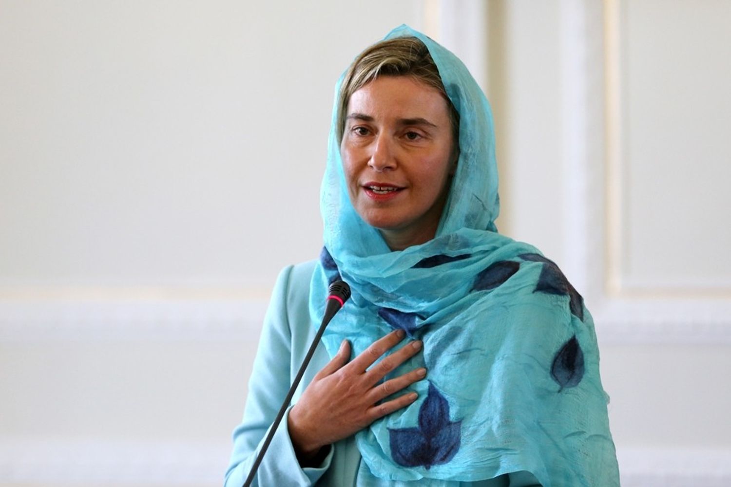&nbsp;Federica Mogherini a Teheran - afp