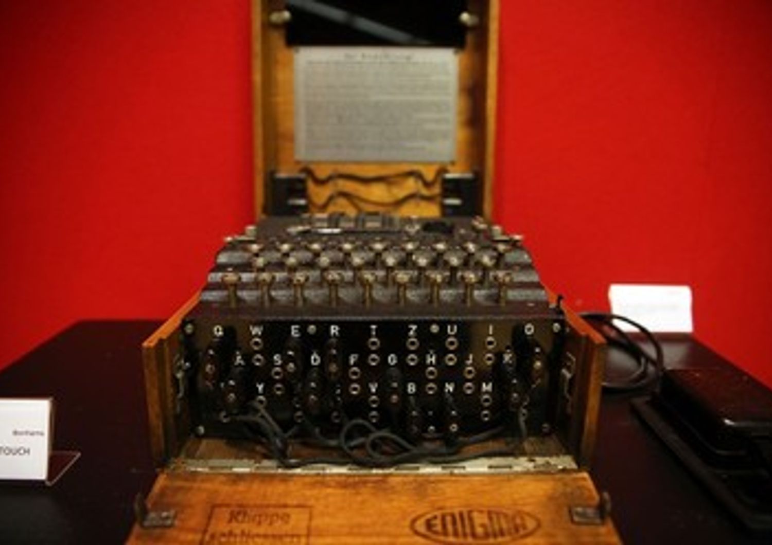 &nbsp;Alan Turing macchina enigma - afp