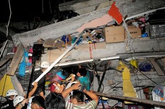 &nbsp;Ecuador terremoto - afp