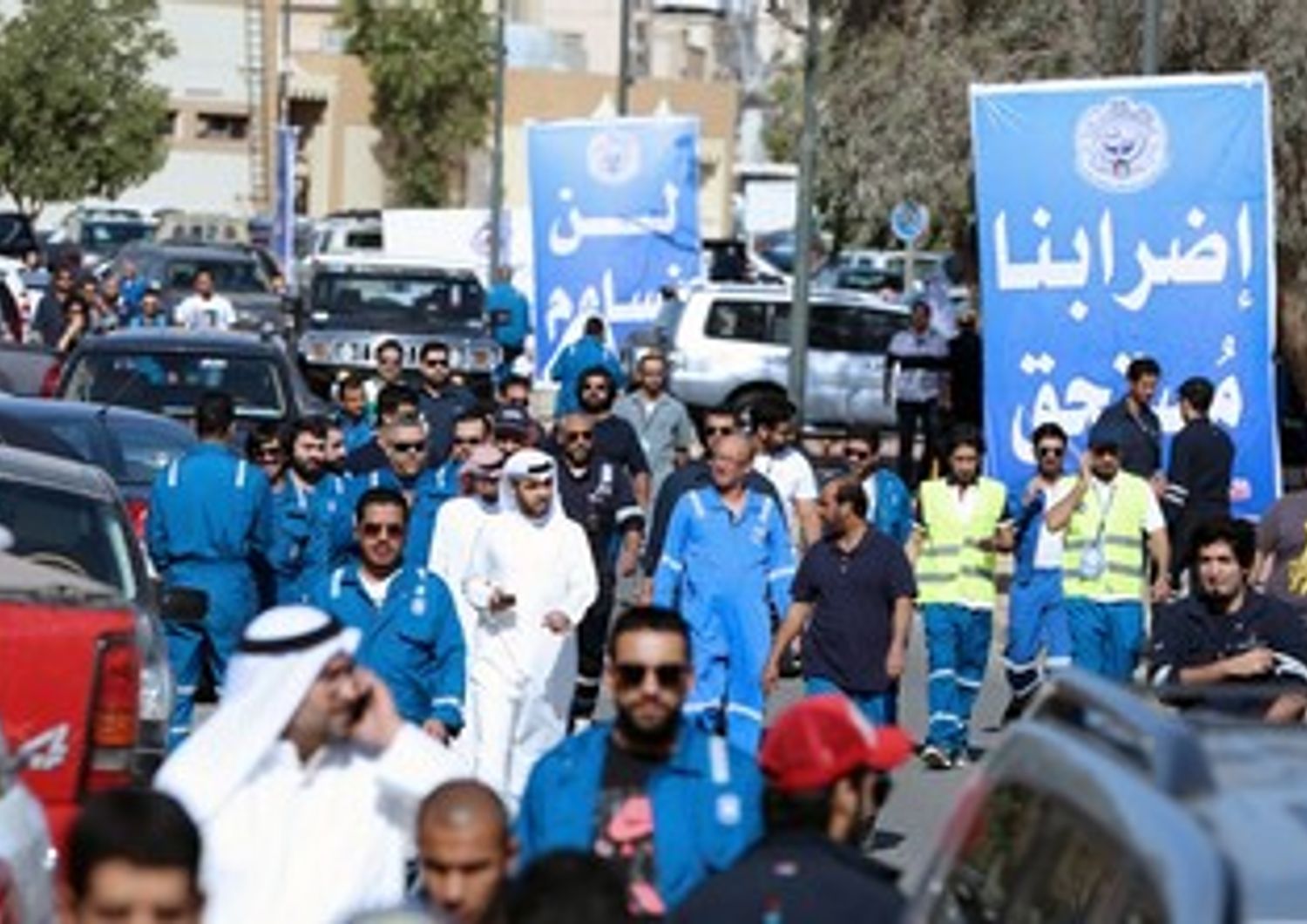 &nbsp;Kuwait sciopero lavoratori petrolio - afp