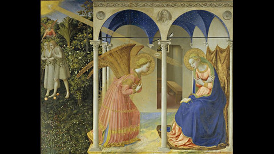 Il dipinto di Beato Angelico &quot;Annunciazione&quot;