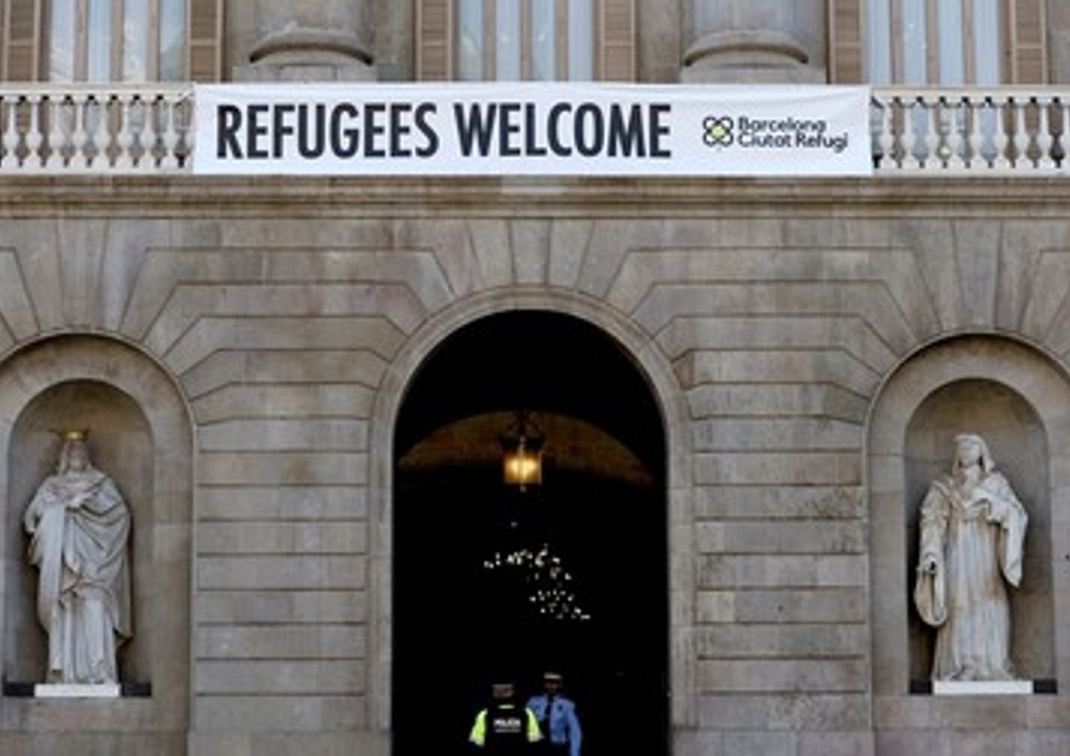 &nbsp;Catalogna accoglienza e benvenuto migranti immigrati - afp