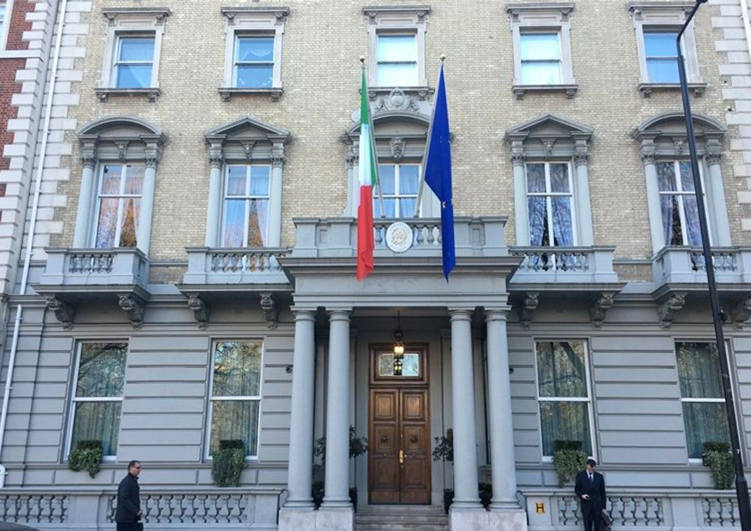 Ambasciata d'Italia a Londra. Nella capitale inglese vivono 500mila italiani&nbsp;&nbsp;