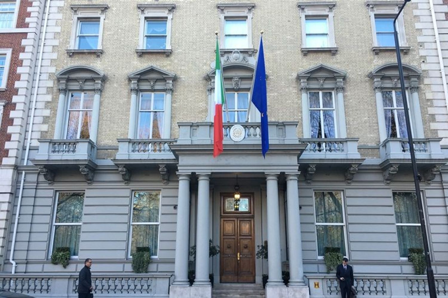 Ambasciata d'Italia a Londra. Nella capitale inglese vivono 500mila italiani&nbsp;&nbsp;