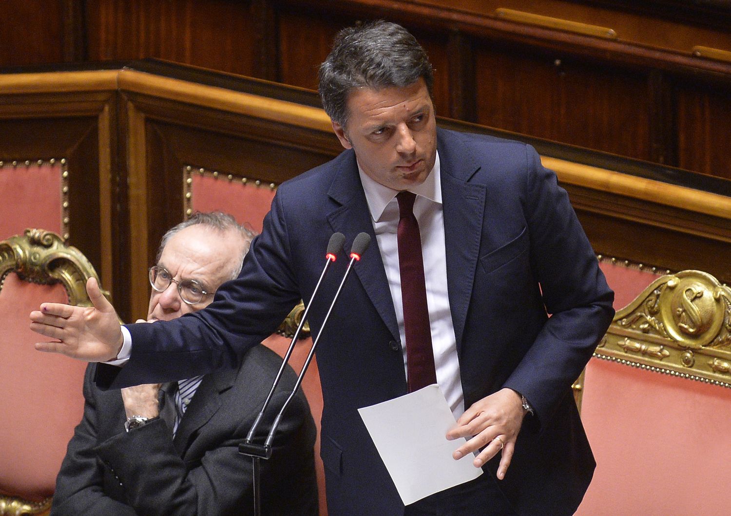 &nbsp;Renzi Senato (imago)