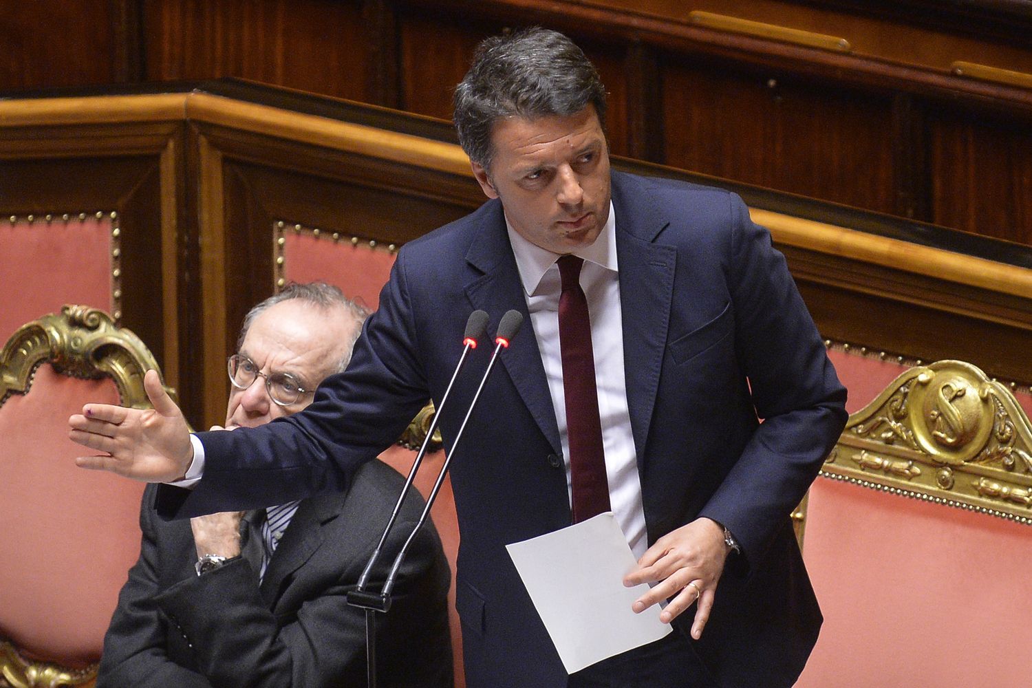 &nbsp;Renzi Senato (imago)