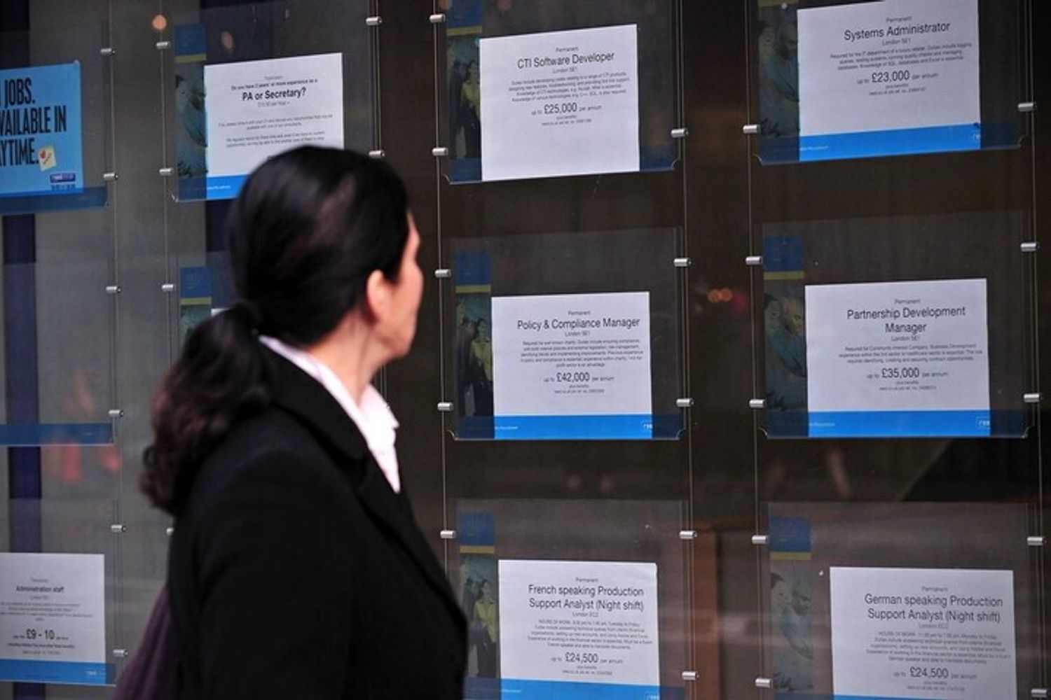 &nbsp; Inghilterra Gran Bretagna disoccupazione occupazione lavoro - afp