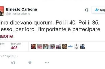 ernesto Carbone ciaone&nbsp;