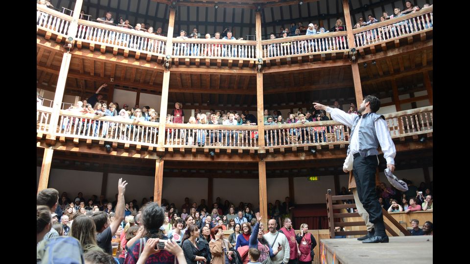 &nbsp;Il Globe Theatre di Londra dove recito' la compagnia di William Shakespeare (Afp)