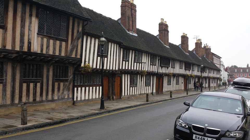 Una strada di Stratford-upon-Avon