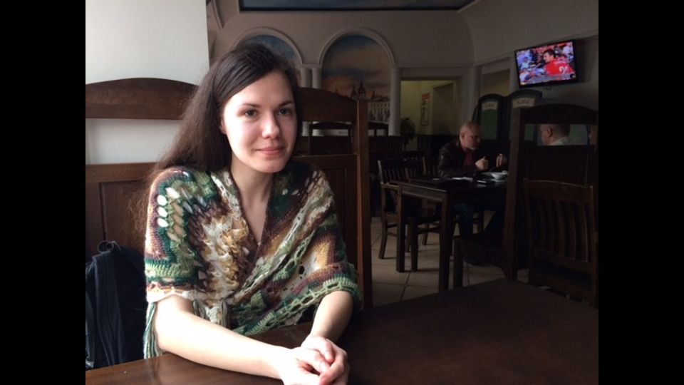 Yelizaveta Harulenko, 20 anni studentessa di sociologia all'Accademia Modigliana Kiev&nbsp;