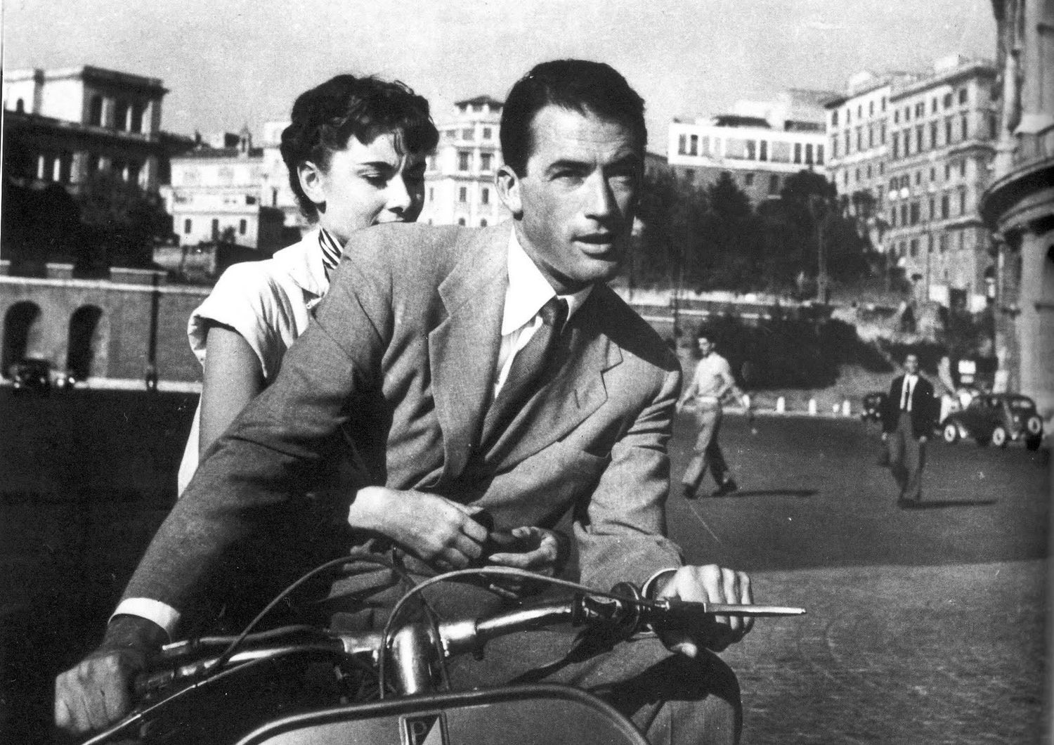 La Vespa nel film 'Vacanze Romane', con Gregory Peck e Audrey Hepburn&nbsp;