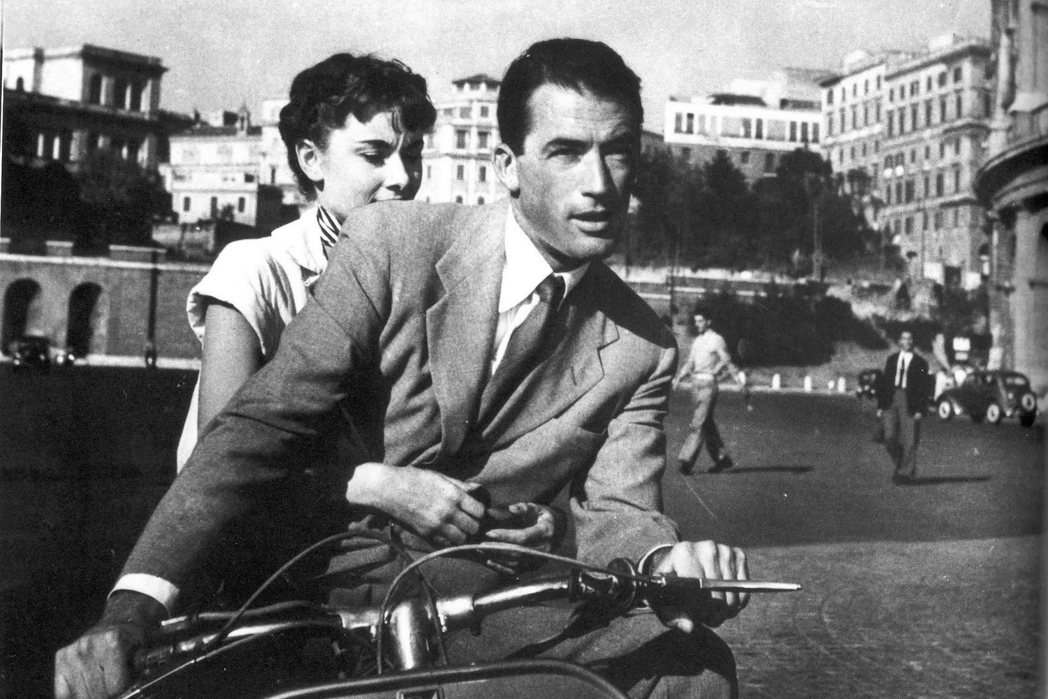 La Vespa nel film 'Vacanze Romane', con Gregory Peck e Audrey Hepburn&nbsp;