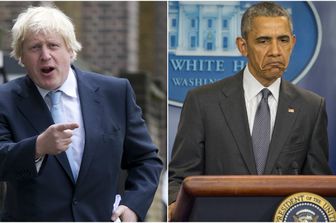 Boris Johnson e Barack Obama&nbsp;