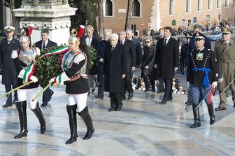 &nbsp;Festa della liberazione Mattarella Renzi altare della patria - quirinale