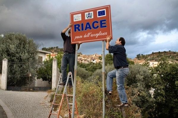 Riace paese dell'accoglienza (foto twitter)