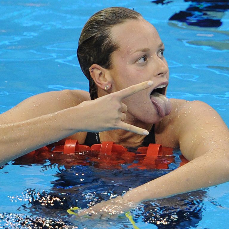 Federica Pellegrini vince la medaglia d'oro ai Campionati del Mondo a Shanghai nel luglio del 2011 (Afp)&nbsp;