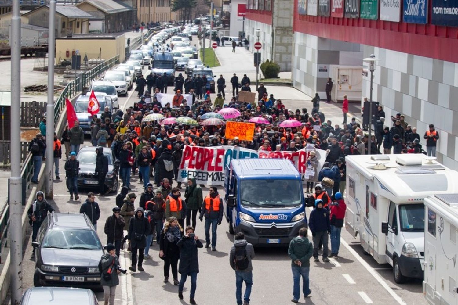 &nbsp;Austria migranti Brennero barriera controlli - afp