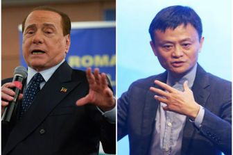 &nbsp;Berluscon e Jack Ma Alibaba Milan