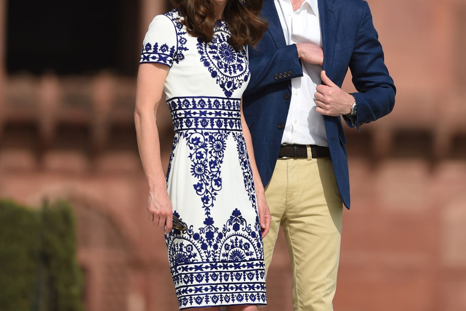 William e Kate visitano il Taj Mahal ad Agra, India (2016)