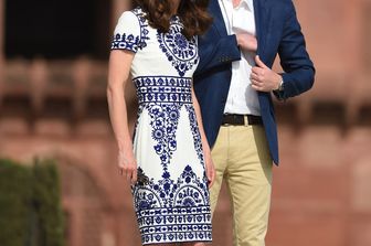 William e Kate visitano il Taj Mahal ad Agra, India (2016)