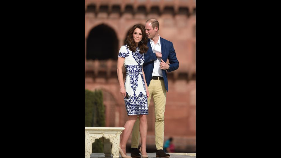 William e Kate visitano il Taj Mahal ad Agra, India (2016)