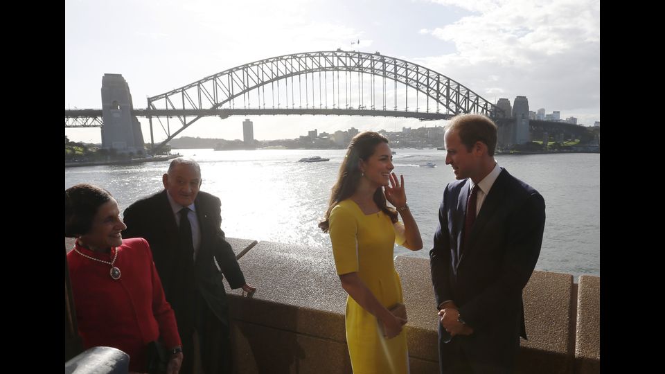 &nbsp;William e Kate vicino al ponte di Harbour a Sydney (2014)