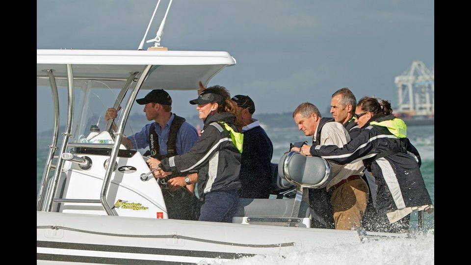 &nbsp;Il giro in barca di William e Kate, durante la visita ad Auckland, Nuova Zelanda (2014)