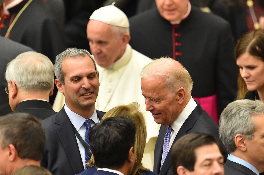 &nbsp;Papa Francesco e Joe Biden&nbsp;Convegno Intermazionale sulla medicina rigenerativa - afp