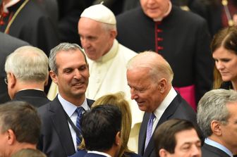 &nbsp;Papa Francesco e Joe Biden&nbsp;Convegno Intermazionale sulla medicina rigenerativa - afp