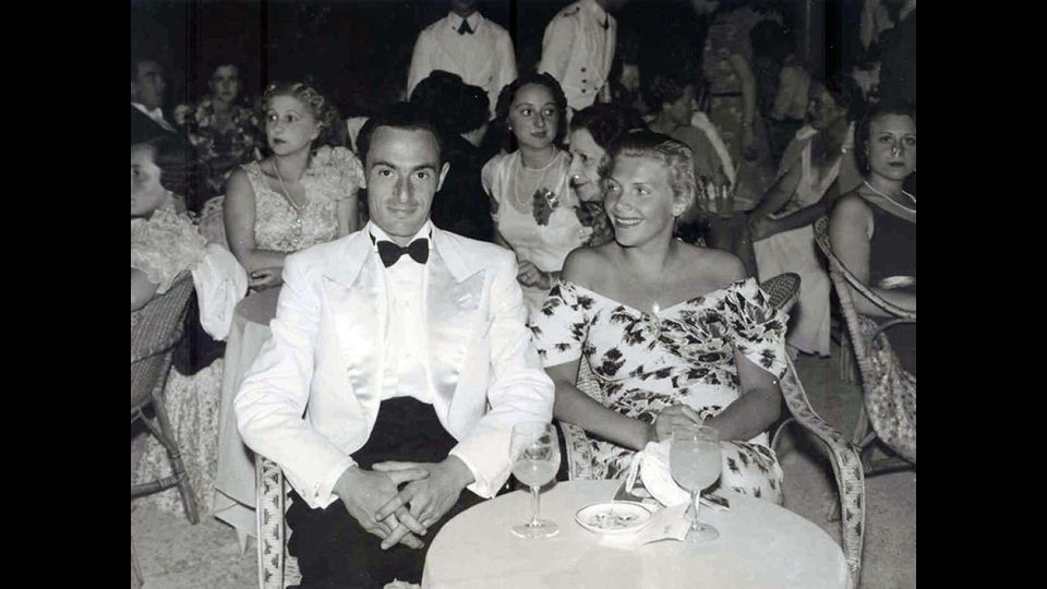 Enrico Mattei e Greta Paulas negli anni '40