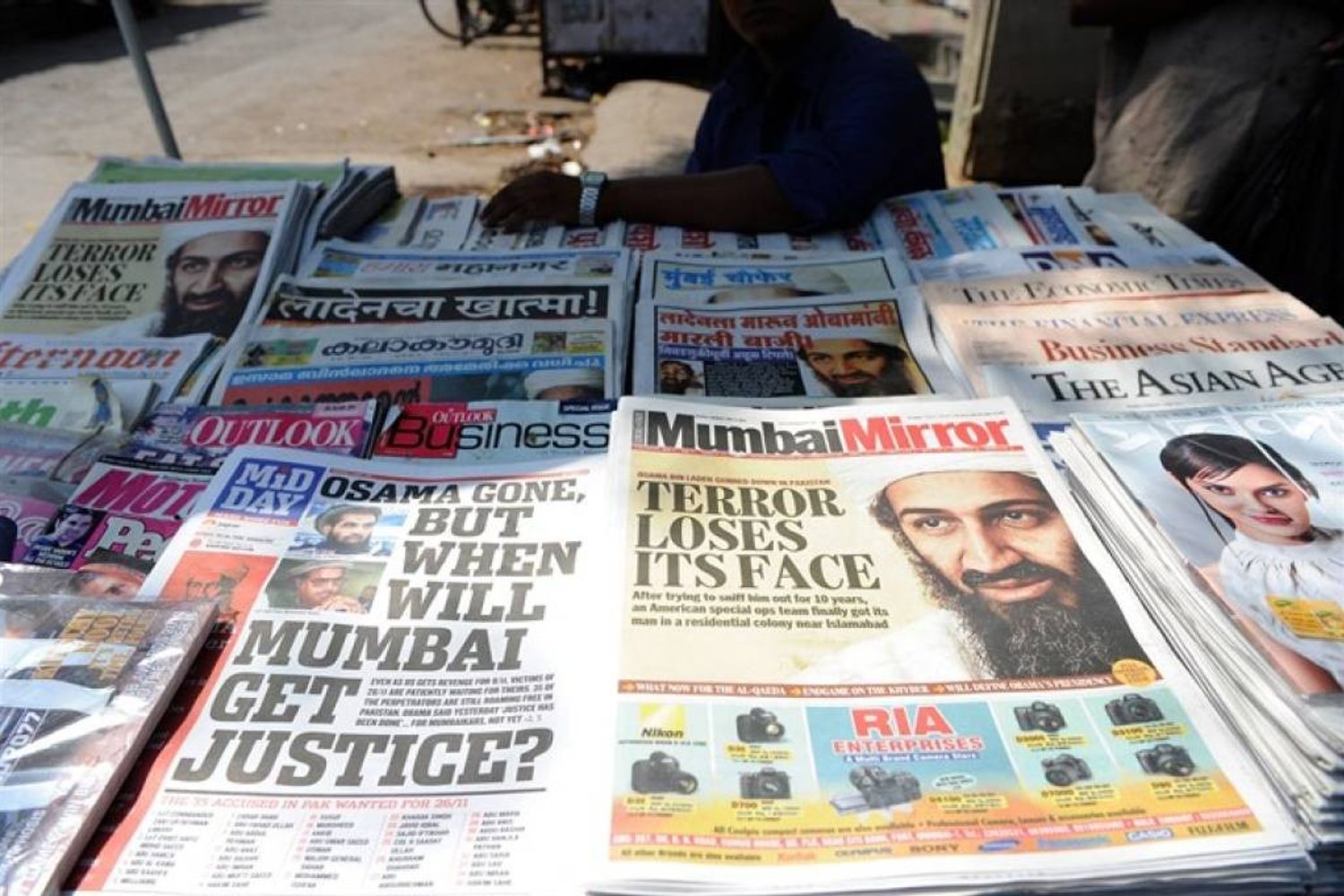 quotidiano sulla morte di Bin Laden&nbsp;