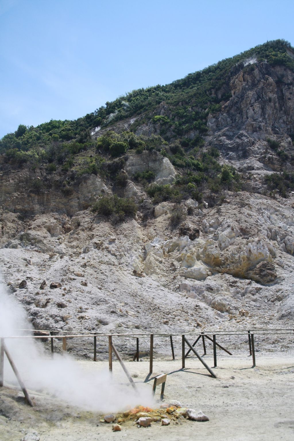 La solfatara di Pozzuoli&nbsp;