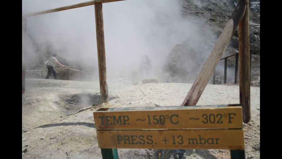 La solfatara di Pozzuoli &nbsp;