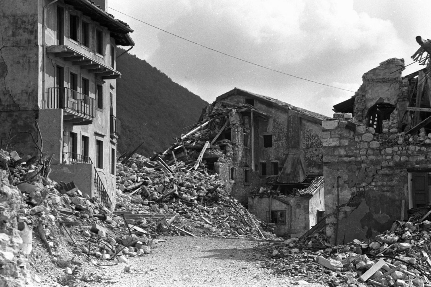 Friuli Venezia Giulia. Gemona dopo il terremoto del 6 maggio 1976 (Agf)&nbsp;