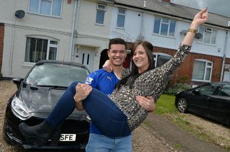 Lucky Levi Taylor tifoso del Leicester&nbsp;