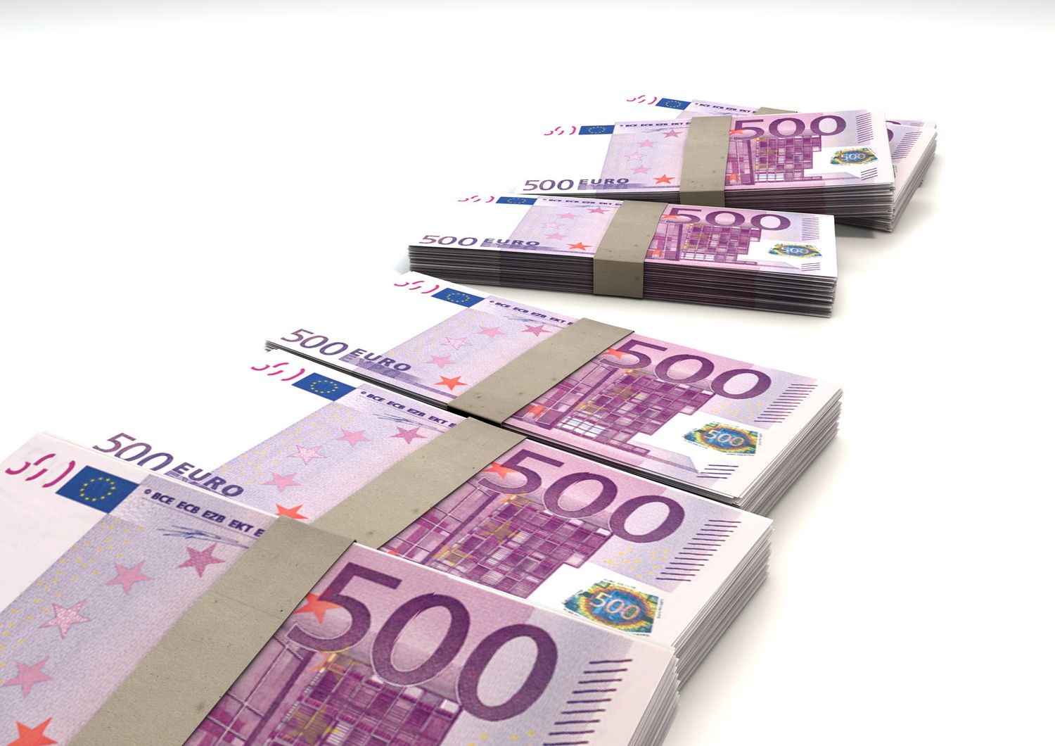 Modello stampabile banconota da 500 Euro