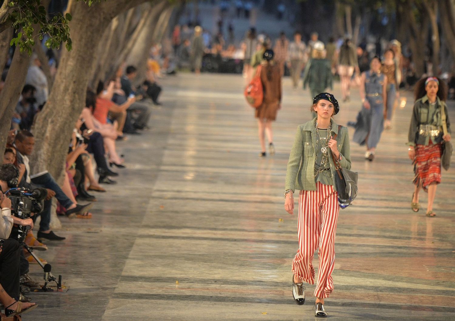 Chanel sfilata passeggiata del Prado L'Avana (afp)&nbsp;