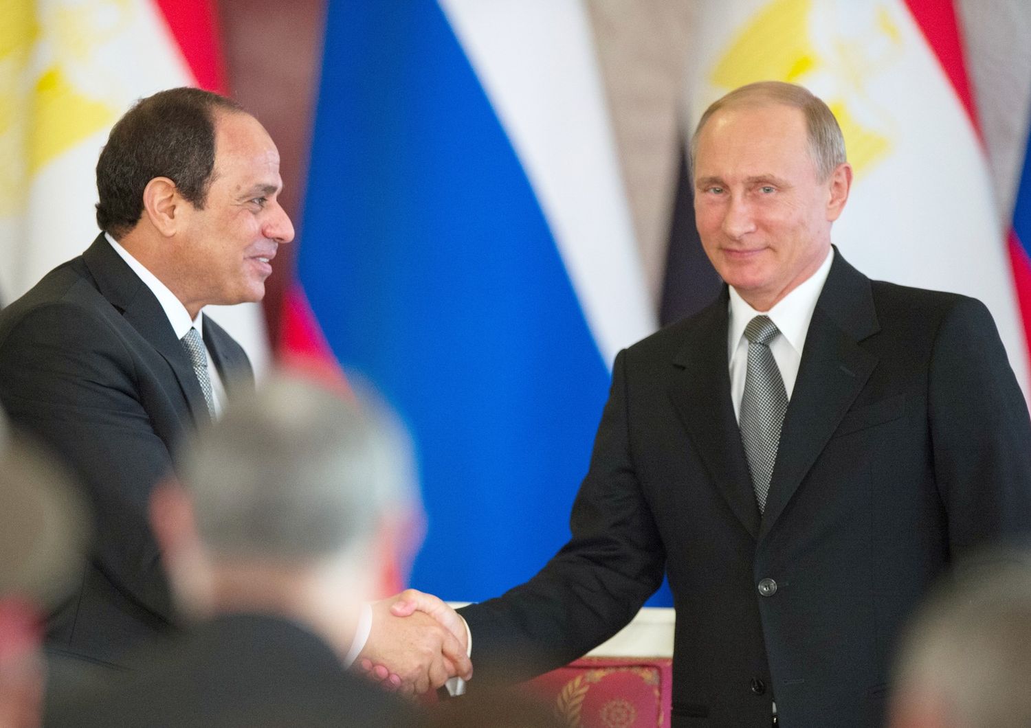 &nbsp;Vladimir Putin Abdel Fattah el-Sisi - afp