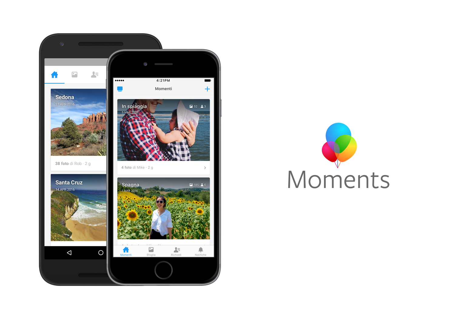 Facebook lancia Moments, app per condividere foto