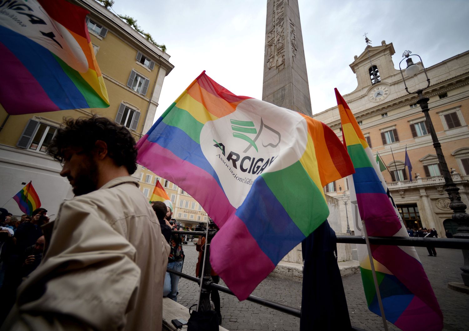 &nbsp;Unioni Gay festeggiamenti Montecitorio