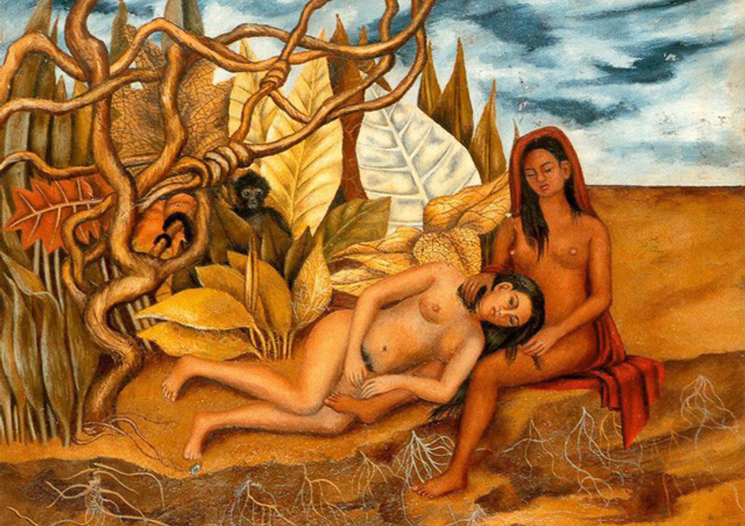 Frida Kahlo due nudi nel bosco&nbsp;