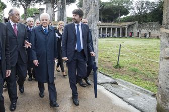 Mattarella Franceschini a Pompei (sito Quirinale)&nbsp;