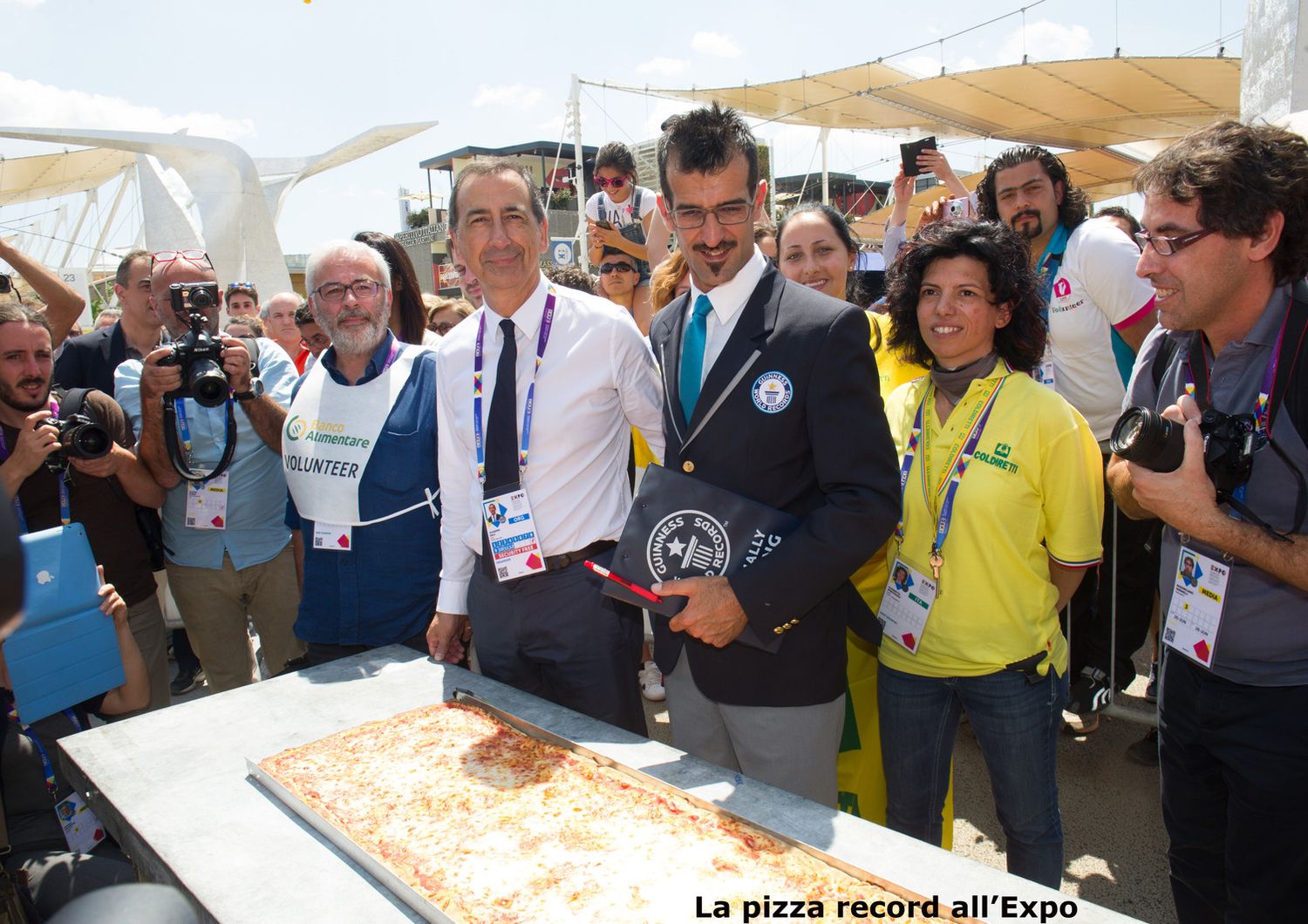 La pizza record all'Expo&nbsp;