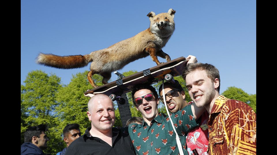 Leicester, la festa continua. In scena la parata trionfale (Afp)