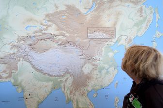 Oriente, Cina, Mappa della via della seta