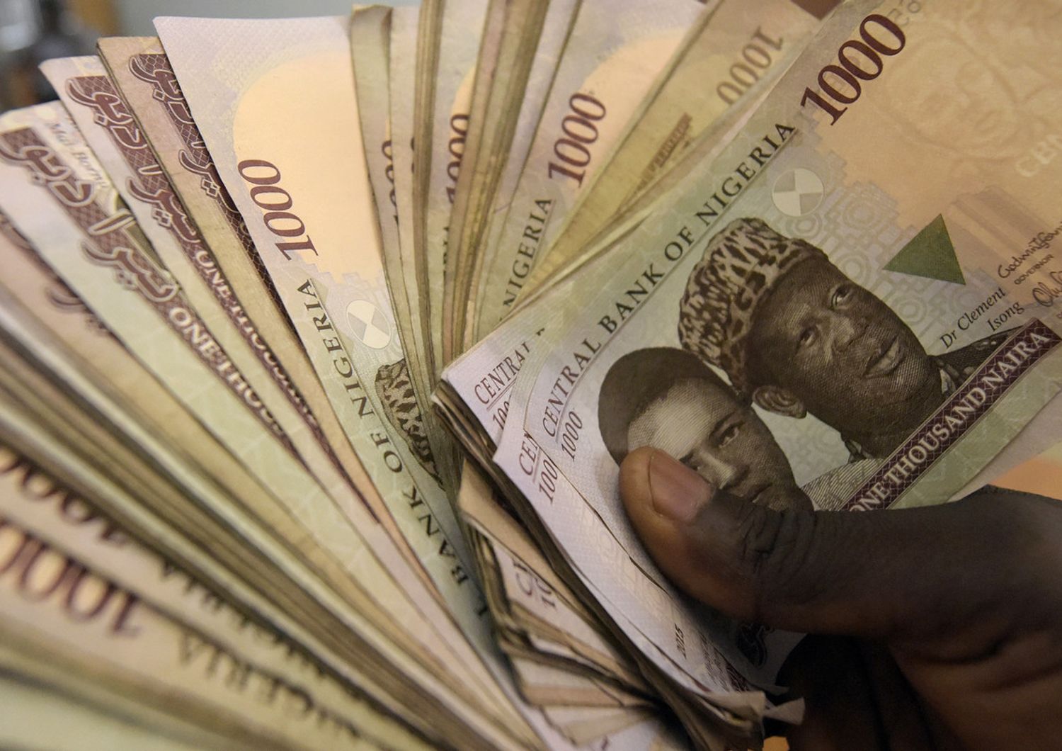 &nbsp;banconote naira, valuta della Nigeria