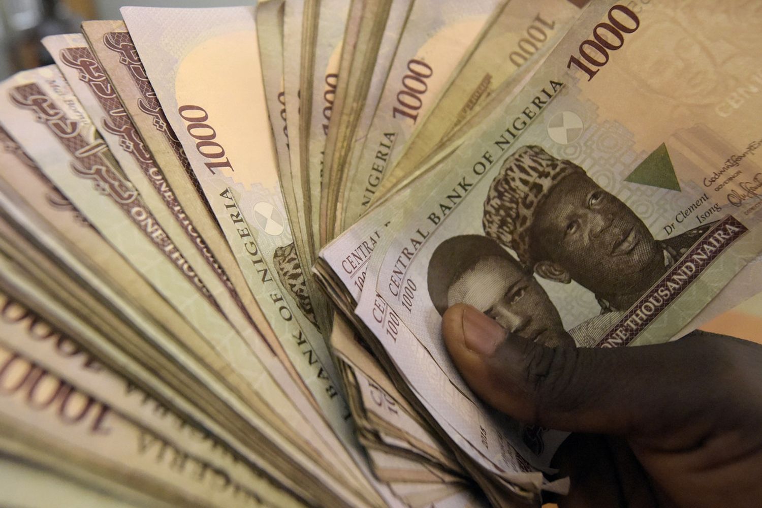 &nbsp;banconote naira, valuta della Nigeria