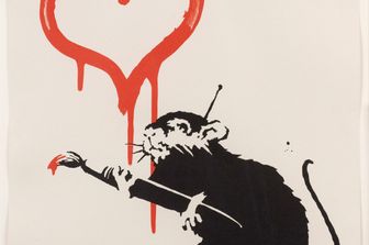 &nbsp;Love Rat &nbsp;2003 Screenprint 50x35cm